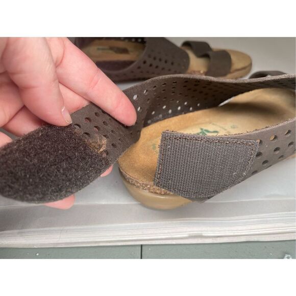 BioNatura Cameo Leather Sandal in Dark Brown size 40 or US 9. - Picture 13 of 14
